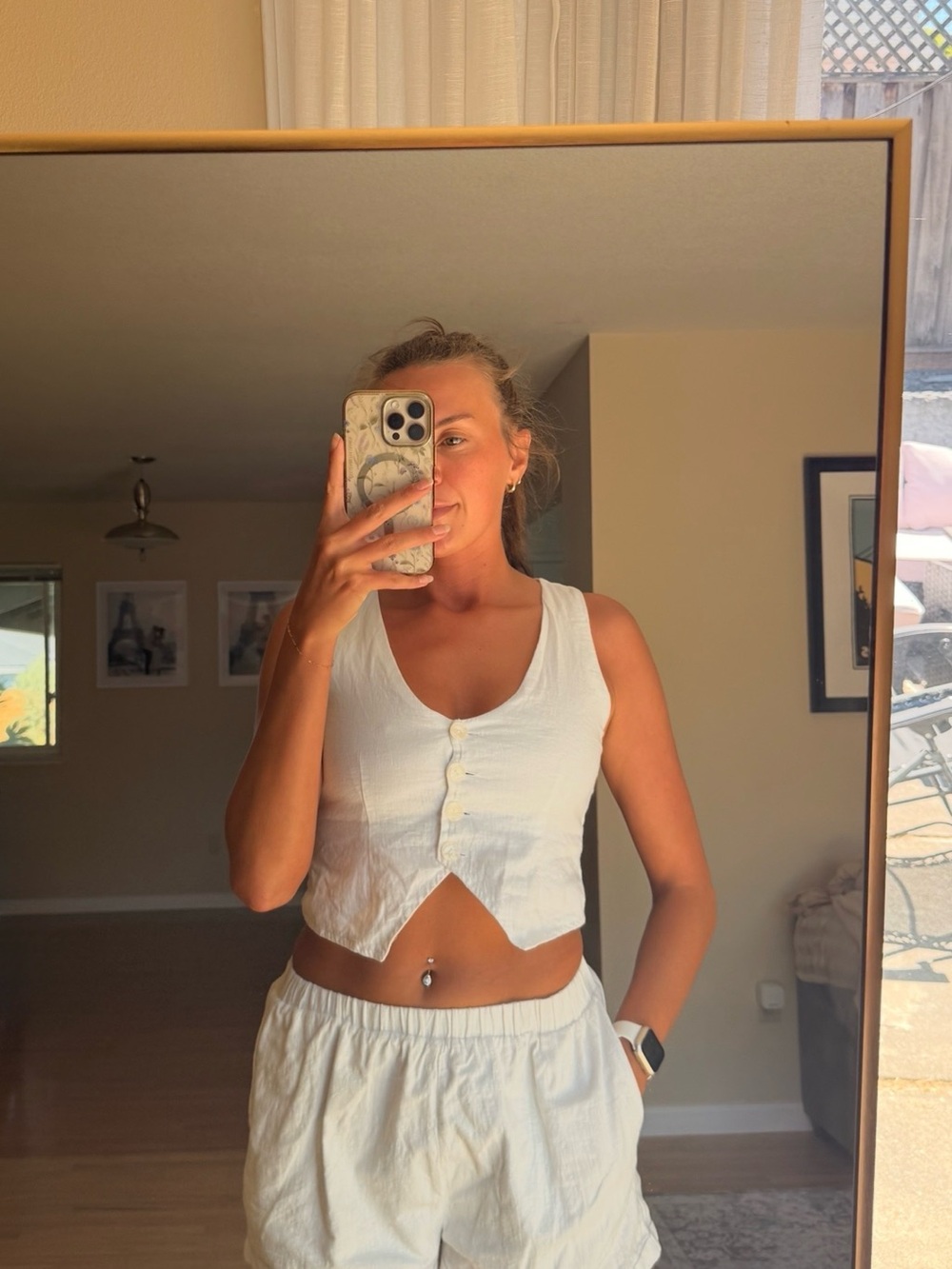 Princess Polly Button Up Crop Top